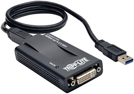 Tripp Lite USB 3.0 Superspeed ל- HDMI צג כפול מתאם כרטיסי וידאו חיצוני מתאם 512 MB SDRAM - 2048x1152,1080p