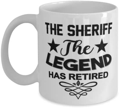 שריף ספל, האגדה יש בדימוס, חידוש ייחודי מתנת רעיונות שריף, קפה ספל תה כוס לבן