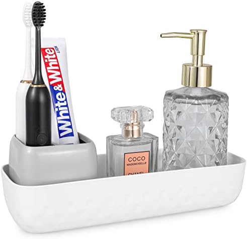אמבטיה מברשת שיניים מחזיקי, ניתוק חשמלי שן צחצוח מחזיק, קטן אמבטיה השיש ארגונית, לבן שן מברשת משחת שיניים נושא כלים