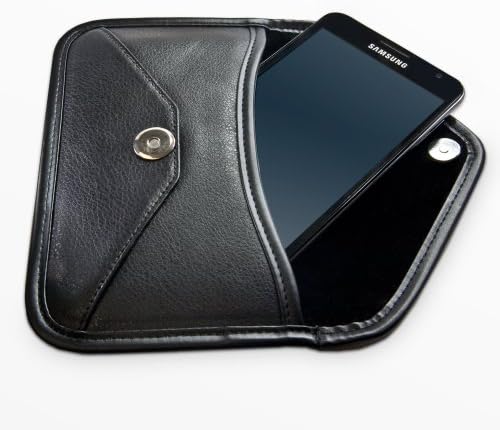 מארז גוויות Box עבור LG פיניקס 5 - כיס שליח עור עלית, עיצוב מעטפת עור סינטטי עור עיצוב מעטפת LG פיניקס 5 - סילון שחור
