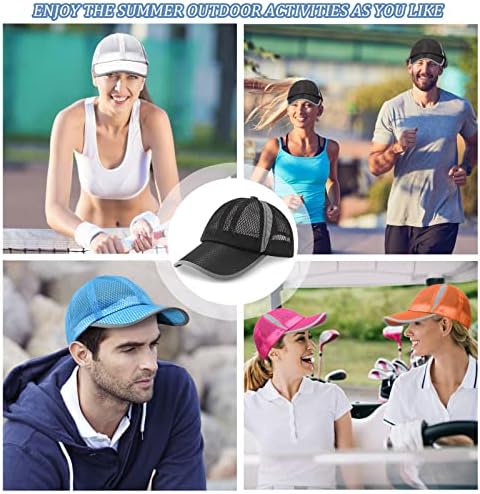 FiveBop 4 חבילות גברים נשים רשת כובע בייסבול נושם כובע משאיות נושם כובע שמש קיץ מגניב לספורט חיצוני