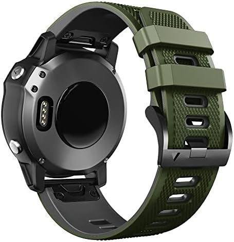 DJDLFA 22 26 ממ עבור Garmin Fenix6 6S 6X Pro Smart Watch Strap להקת סיליקון fenix 5x 5 פלוס forerunner935 945 רצועת שחרור