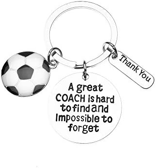 ספורטיבלה כדורגל מאמן מחזיק מפתחות-כדורגל מאמן מתנות-כדורגל מאמן גדול קשה למצוא תכשיטים - מושלם כדורגל מאמן מתנות