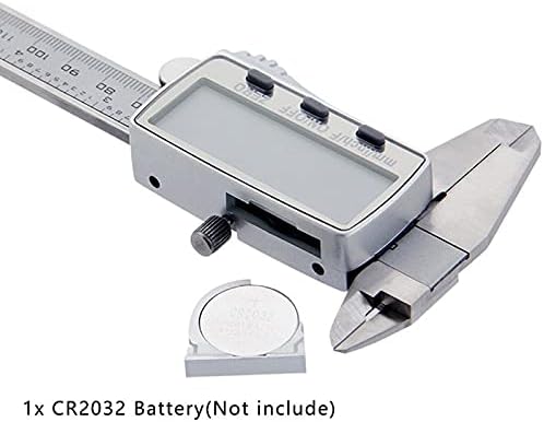 Doubao LCD נירוסטה נירוסטה 0-150 ממ מדד דיגיטלי מדד/אינץ '/שבריר להמיר את קליפר ורנייר