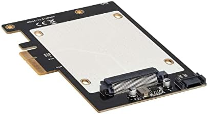 Tripp Lite U.2 ל- PCIE מתאם עבור 2.5 ″ NVME U.2 SSD, SFF-8639, כרטיס PCI Express, תומך ב- U.2 SSDs ו- SATA I/II/III SSDs