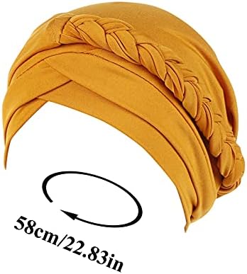 פרחוני בארה ' ב נשים אלגנטי טורבן כובע ראש כורכת מכסה הכימותרפיה סרטן ראש כובע מטפחת כפת מעוות צמת כובע