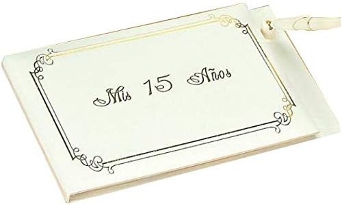 מיס חבוש אנוס מתוק 15 יום הולדת ספר אורחים ליברו דה פירמס מזכרת