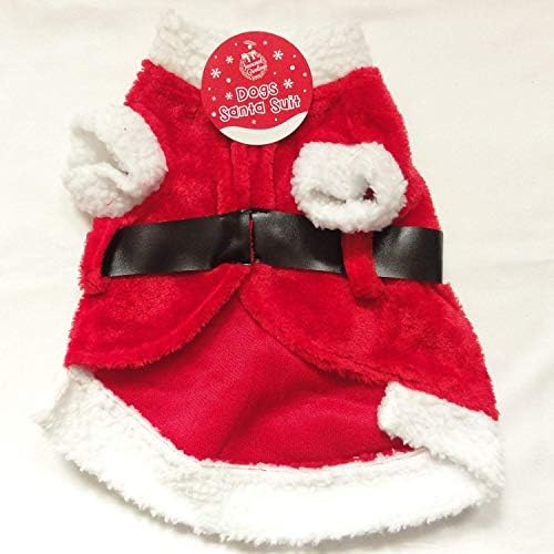 חג המולד סנטה חליפת חגיגי תלבושת לכלבים קטנים או גורים