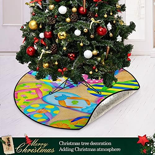 עץ חג המולד של שיגואה מחצלת חוף נעלי בית צבעוניות עץ חג המולד מעמד מחצלת עץ חג המולד עץ חג המולד חג המולד קישוטי