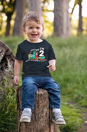 פעוטות לא רגילה חולצת יום הולדת שנייה ילד צ'וגטה צ'וגקה שתי שתי רכבת IM יום הולדת שני בן שנתיים