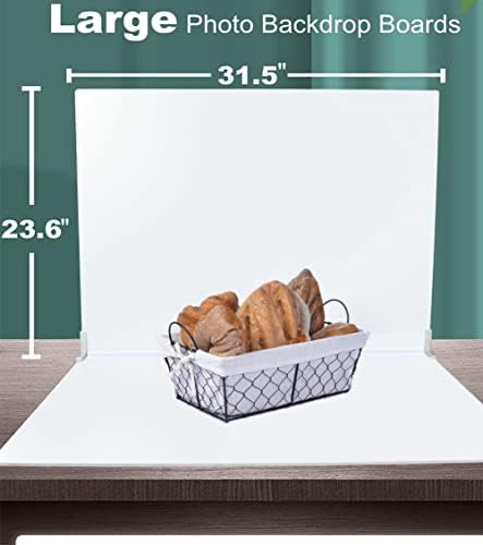 32 * 24 ב תמונה רקע לוחות עבור מזון צילום כפול צדדי לבן שטוח להניח תפאורות עבור מוצר צילום