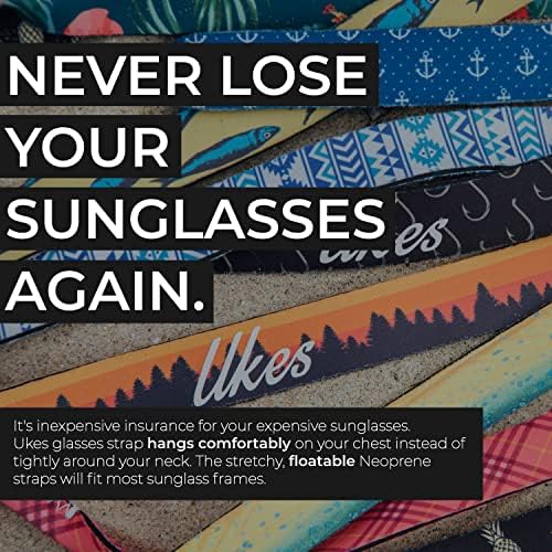 רצועת משקפי שמש - רצועת משקפיים עם חומר ניאופרן צף-אבטח את המשקפיים והמשקפיים שלך