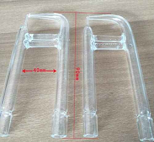 Yjingrui 1 PCS זכוכית חלק ניצול ריסוס ריסוס של מכונת בדיקת ריסוס מלח כלי זכוכית