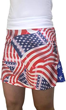 Smash Dandy Flag American Flag Golf/Tennis Skort/חצאית