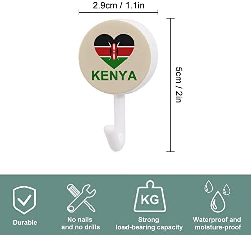 אוהבים ווים פלסטיק עגולים של קניה ווים דבק לשימוש חוזר ווים קיר לתלייה לחדר אמבטיה מטבח 10 חבילות