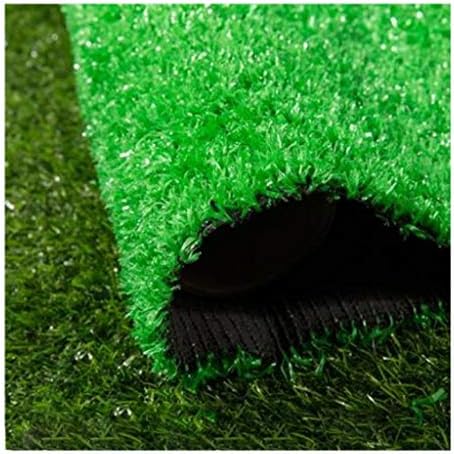 Ynfngxu דשא מלאכותי מדשאה סינטטית 15 ממ גובה ערימה, מתאים לחיות מחמד לכלבים, קישוט נוף חיצוני מקורה
