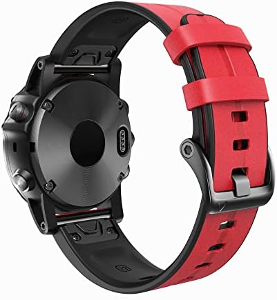 MGTCAR 22 26 ממ רצועת שעון QuickFit עבור Garmin Fenix ​​Fenxi 7 7X להקה החלף צמחי כף Watch Watch