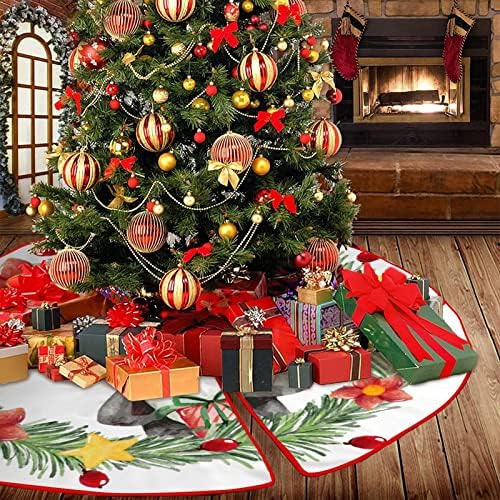 חצאיות עץ חג המולד של סנטה גנום חצאיות עץ גנום אלף סקנדינבי חצאית עץ וינטג 'מחצלת עץ עץ לשנה החדשה עיצוב מסיבת