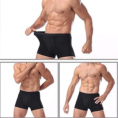 גברים של בוקסר 3/5 - חבילה הגדלת תחתוני טיפול מגנטי בריאות פאוץ תחתוני נוח מכנסיים קצרים
