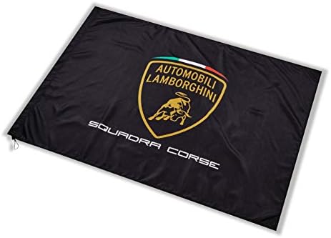 Lamborghini Squadra Corse דגל שחור