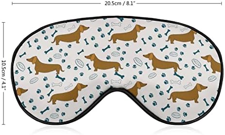 כלבים מצוירים של כלבים מצוירים הדפסי כפה שינה מסכת עיניים צל עין עם רצועה מתכווננת כיסוי עיניים לנסיעת מטוס