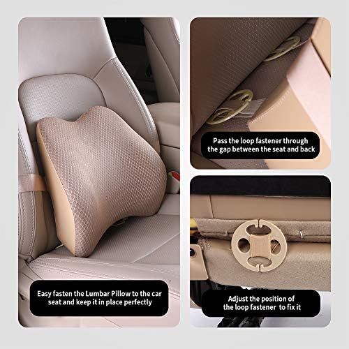 כרית תמיכה המותנית של קצף המותני של טישג'י לתמיכה ברכב למושב רכב