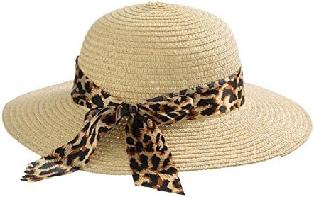 כובעי קש תקליטים קיץ לנשים בנות בנות שמש מגן על פרח אופנה מתקפלת על חופשה מתקפלת כובעי קש קש.