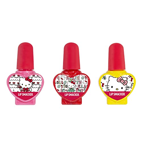 שפתיים סמקר חג הלו קיטי לק שלישיית מתנה עבור בנות