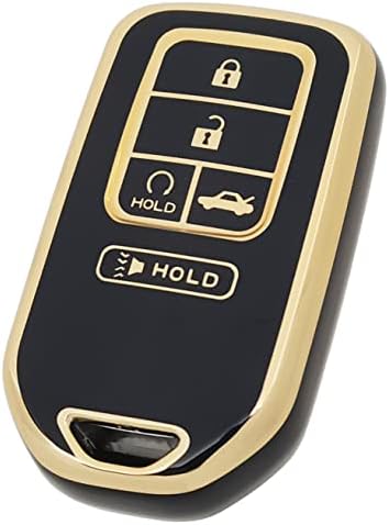 Horande Softtpu Protector Key FOB כיסוי כיסוי מתאים להונדה אקורד CIVIC CR-V CRV טייס EX EX-L Touring Premium 2019 תובנה