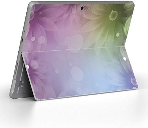 כיסוי מדבקות Igsticker עבור Microsoft Surface Go/Go 2 אולטרה דק מגן מדבקת גוף עורות 002003 סגול פרחים סגול