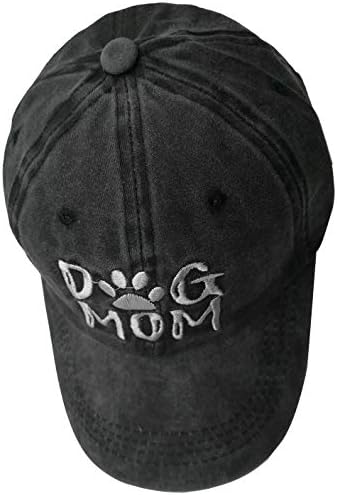 בד ג 'יינס מתכוונן כלב כובע כלב כובע בייסבול במצוקה לנשים