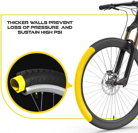 צינור פנימי אופניים אולטרה -סוער עבור 29 x 1.75/1.95/2.10/2.125 אינץ 'צמיג אופניים עם שסתום שרדר - צינורות גומי