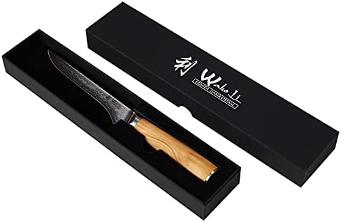 וואקולי דמשק סכין סכין סכין בגודל 5.5 אינץ