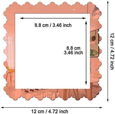 מדבקה עיצוב בית מראה מדבקת קיר לחנות לקישוט הקיר ביתי ספרי מדבקות פעוטות בגילאי 1-3