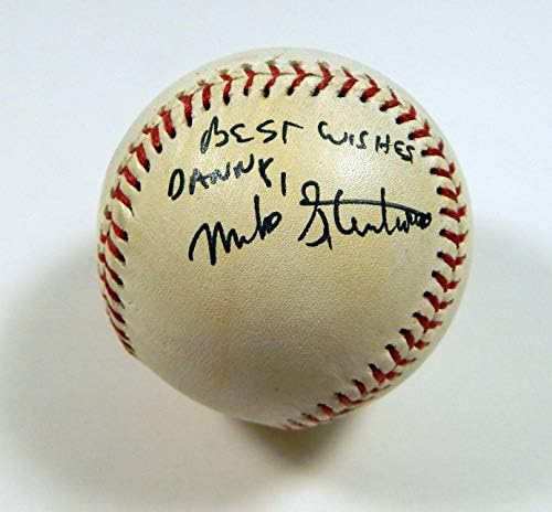 מייק סטנהאוס חתום בייסבול אוטומטי DP03948 - כדורי חתימה