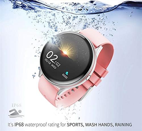 ZHSGV 2020 מסך מגע מלא חדש שעון חכם נשות ספורט רב -פונקציונלי ניטור IP67 Smartwatch אטום למים + תיבה