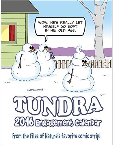 Tundra - מתכנן לוח השנה של אירוסין לשנת 7 x 9in