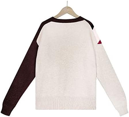 סוודרים של סתיו סתיו של Fragarn Plus בגודל נשים, סתיו סתיו סתיו וסריגת חורף סוודר סוודר סוודר שרוול ארוך