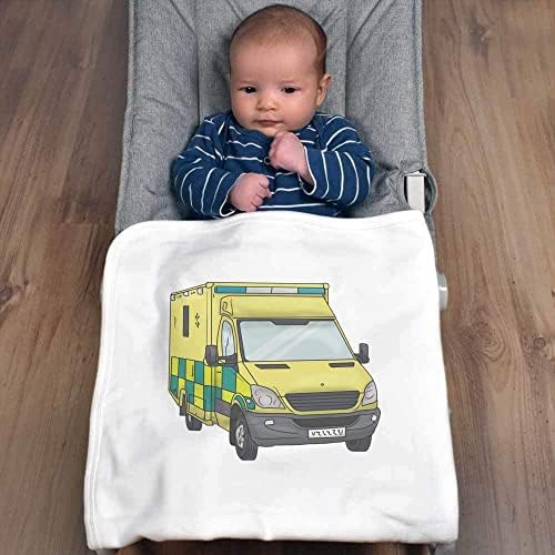 Azeeda 'Ambulance בבריטניה' שמיכה/צעיף כותנה כותנה