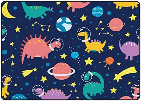 Xollar 60 x 39 בשטיחים גדולים של ילדים שטיחים מצחיקים דינוזאורים מצחיקים בחלל משתלת רכה פליימת שטיח פליימט לחדר