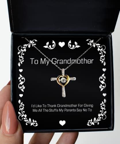 מתנות סבתות מגניבות, אני רוצה להודות לסבתא שהעניקה לי את כל שרשרת הריקודים צולבים לסבתא מהנכד