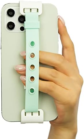 Willbee Clipon מיני רך - טלפון סלולרי סמארטפון ספר אלקטרוני רצועת סיליקון רצועת יד אחיזת אצבעות תואם לאייפון 14 13