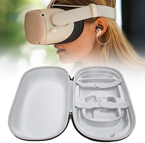 אוזניות VR מארז נסיעה קשה, מגן על אוזניות משחקי זעזועים אטומות למים מגן על מארז אוזניות משחקי VR לאחסון ביתי עבור אוזניות