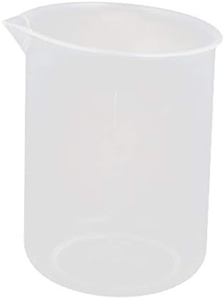 X-DREE 300 מל PP פלסטיק וולומטרי מדידה כוס מיכל כוס מיכל נקה 78 ממ