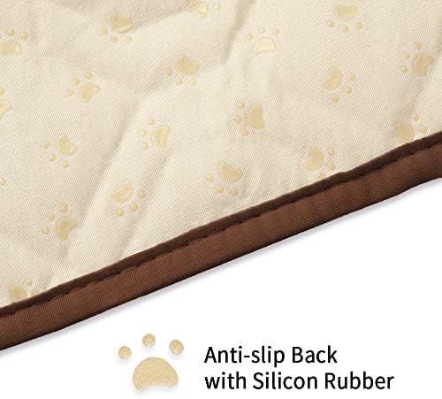 AMERITEX עמיד למים כלבים כיסוי שמיכת מחמד למיטה ספה ספה אנטי החלקה עם הדפסת גומי סיליקון אחורית שהות במקום