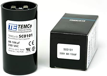 TEMCO 88-106 UF/MFD 330 VAC VOLT