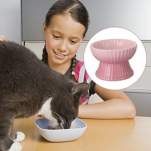 קערות פטקאו קערת מים קערה חתול חתול קערה מוגבהת מזון חתול גובה קערת חתול שטוחה קערה אנטי הקאה מזון מזון מכולות מזון מיכלי