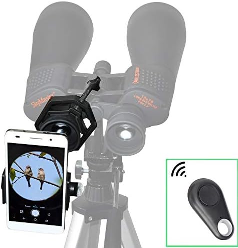 AccessoryBasics Binocular Spotting היקף טלסקופ מיקרוסקופ מיקרוסקופ Periscope Mount עבור סמארטפון iPhone 13 14 Pro
