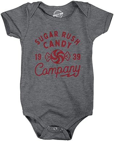 חברת סוכרי סוכר ממתקים סוכרים בגד גוף תינוקות חמוד מתוק מגשר לתינוקות