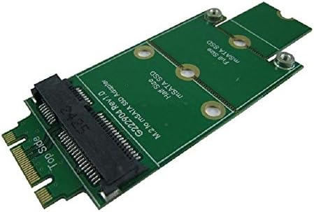 MSATA MINI SATA 3 SSD ל- M.2 B מתאם מפתח